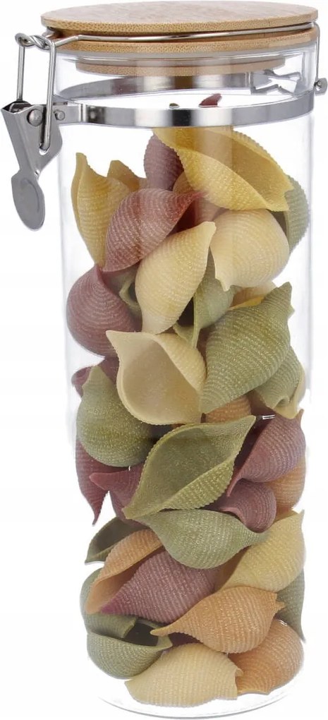 Hermetikus tároló klipsszel tésztához, 1,85 literes