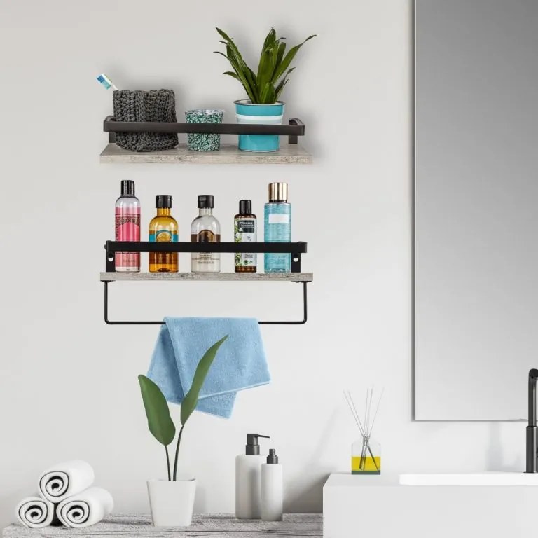 STILISTA Fali polc Volato Duo 2 db 40 cm barna