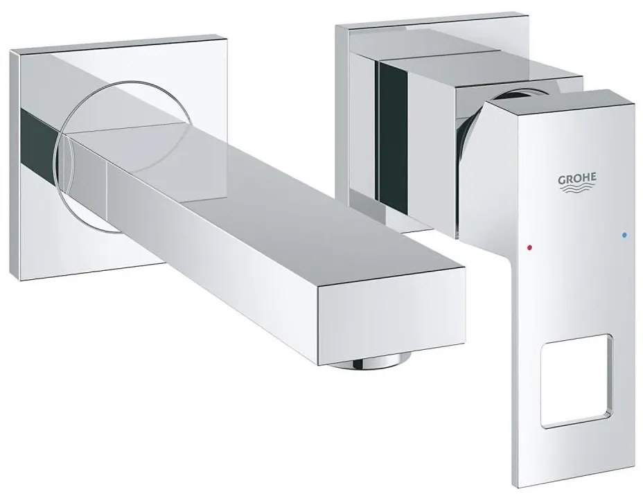 GROHE 19895000 - EUROCUBE 171 mm kétlyukú mosdócsaptelep, fényes króm
