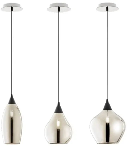 Redo 01-3190 - Csillár zsinóron TANNER 1xE14/28W/230V átm. 15 cm