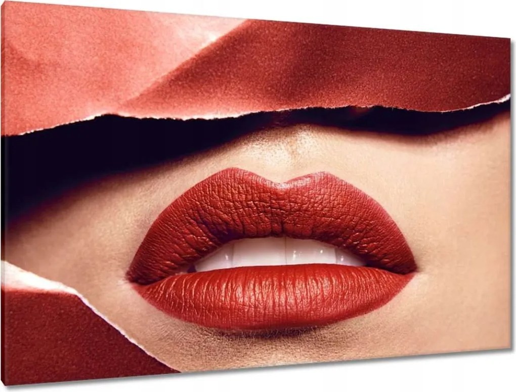 Vászonkép 120x80 Női ajkak Ajkak