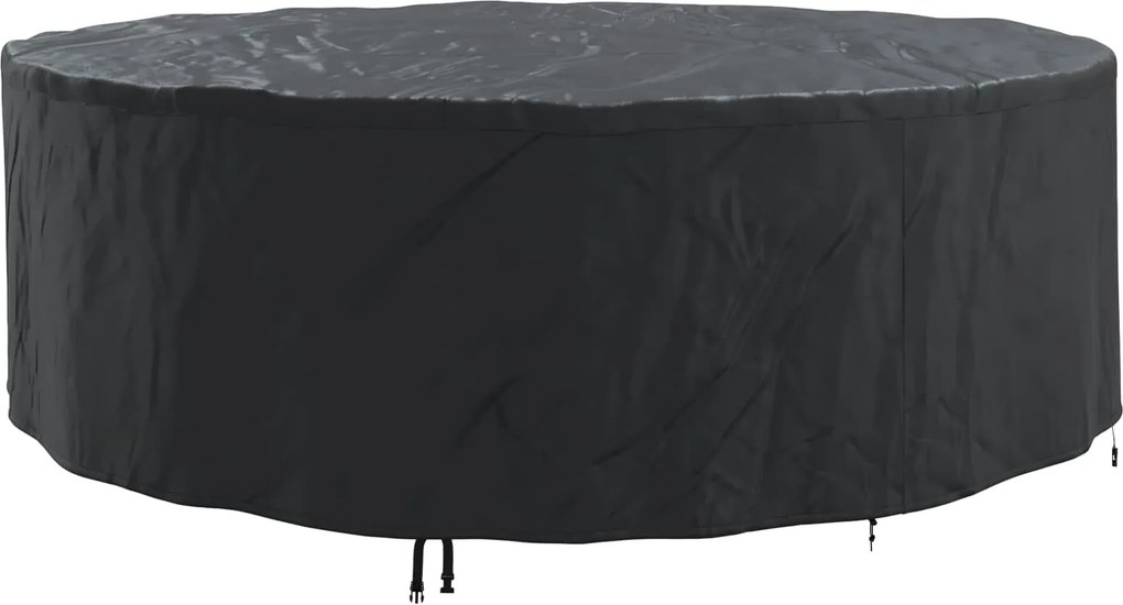 vidaXL Kültéri bútorhuzat Fekete 279 x 279 x 71 cm 420D szövet