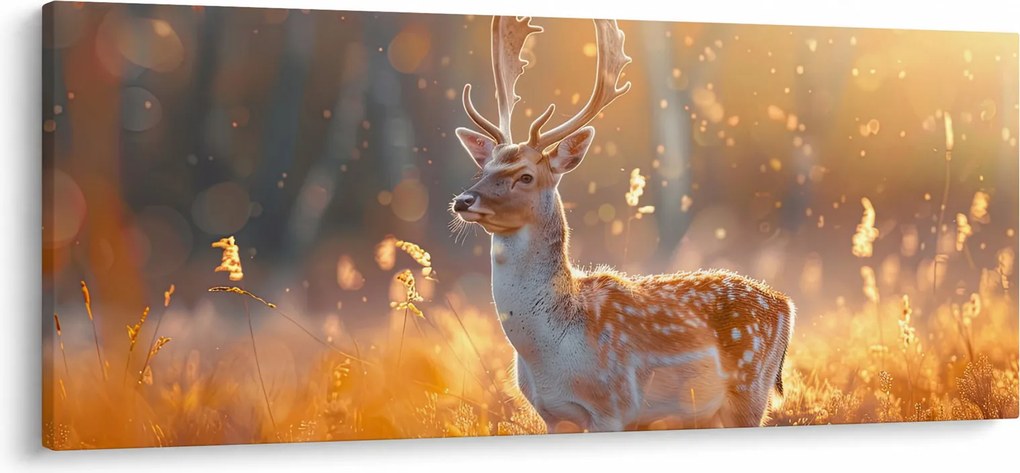 Kép - Szarvas a mezőn (120x50 cm)