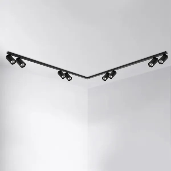 Brilagi - SELE LONG spotlámpa 8xGU10/30W/230V fekete
