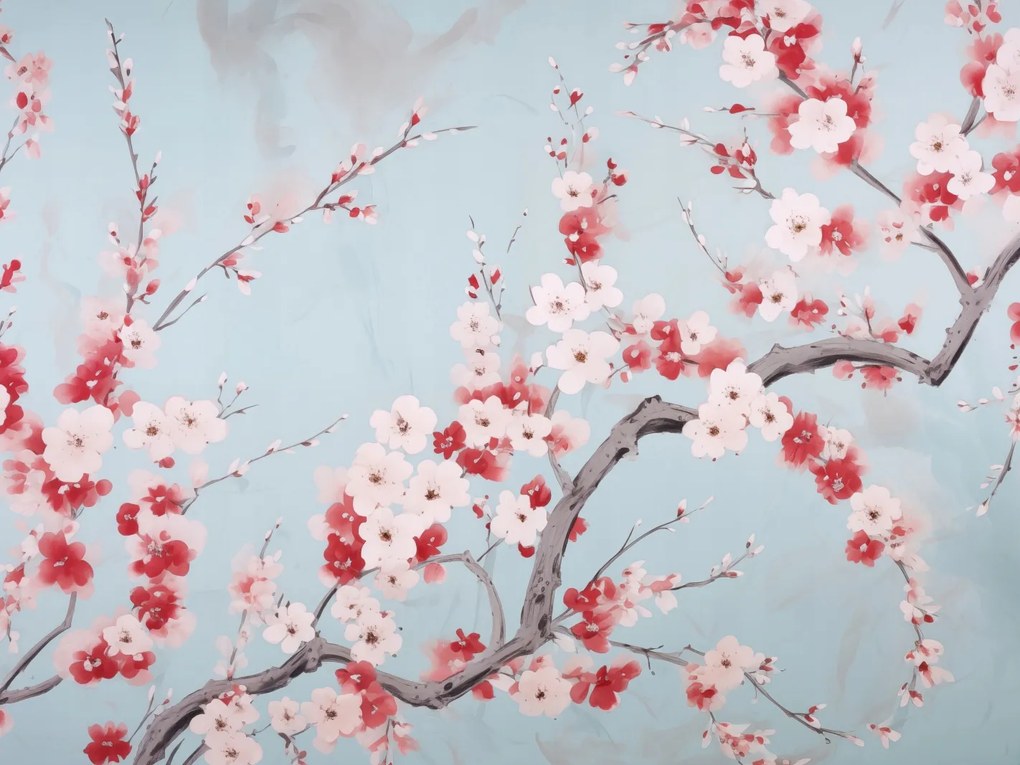 Poszter 100x75cm Cseresznye a virágzásban