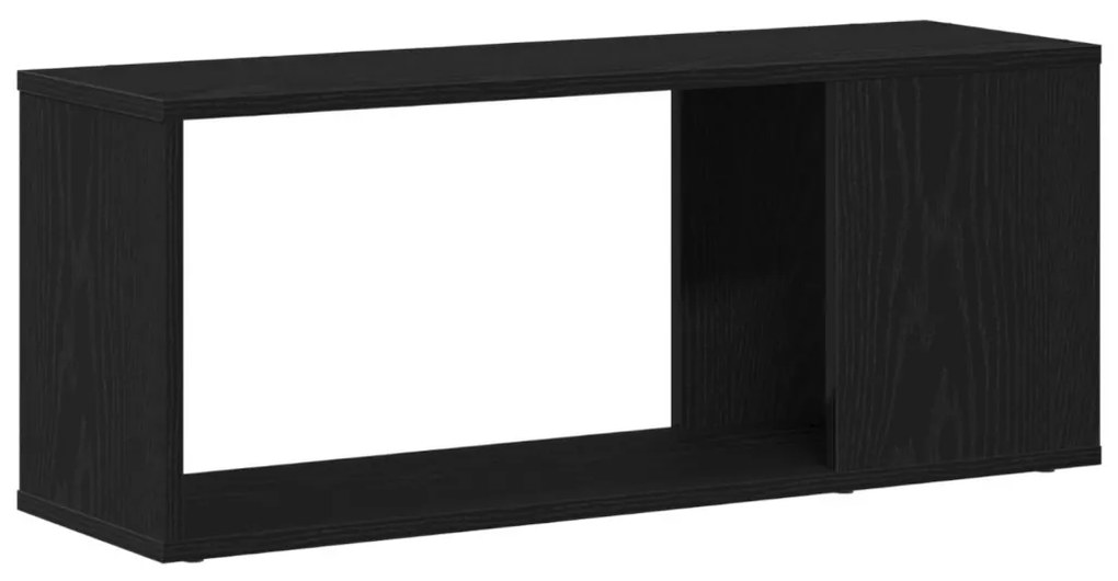 TV állvány, fehér, 80x24x32 cm, mérnöki fa