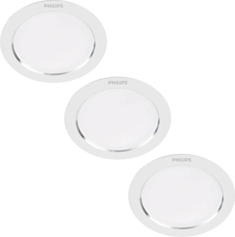 Philips - KÉSZLET 3x LED Beépíthető lámpa DIAMOND LED/3,5W/230V 3000K