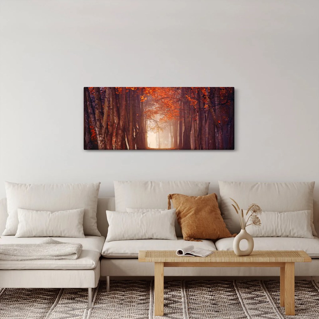 Kép - őszi erdő (120x50 cm)