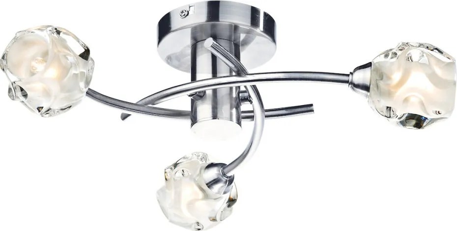 DAR LIGHTING SEA5346 SEATTLE Mennyezeti Csillár Szatén Króm G9 IP20