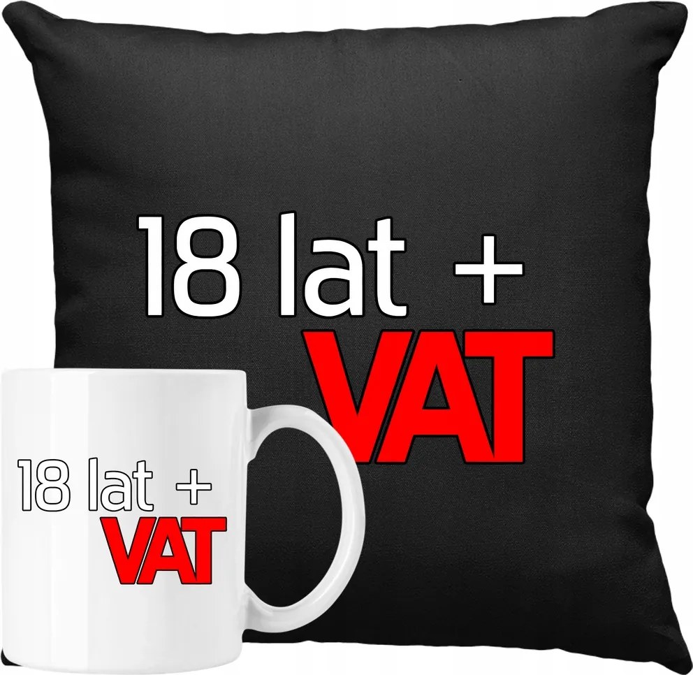 Bögre Párna Szett 18 év Áfa Ajándék ötlet