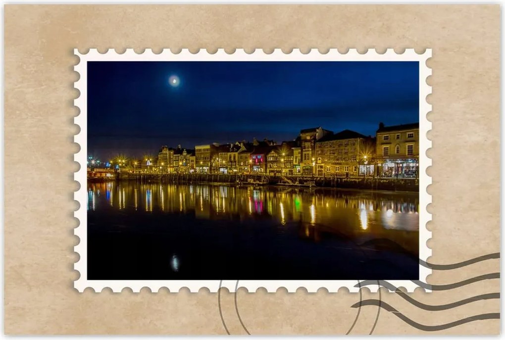 Poszterek 60x40 Tengerparti város