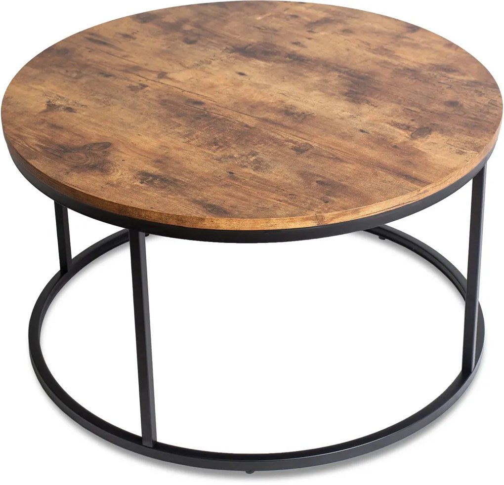 Dohányzóasztal Rusztikus Tölgy Színben. TIM MAX