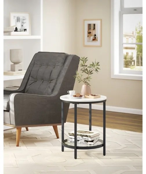 SID kisasztal fekete/fehér