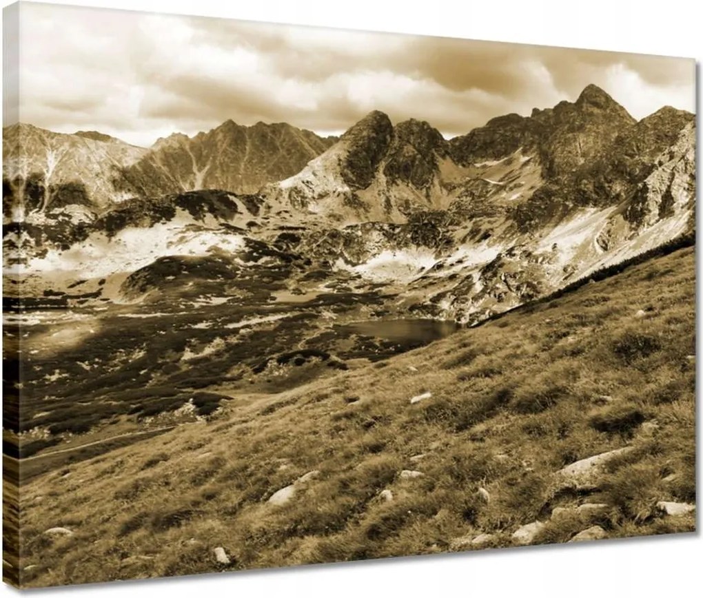 Vászonkép 40x30 Tátra Lengyel hegyek Kilátás