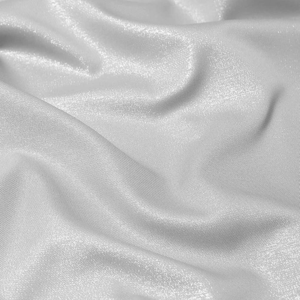 Goldea ovális karácsonyi exkluzív terítő - ezüst csillogású 140 x 280 cm