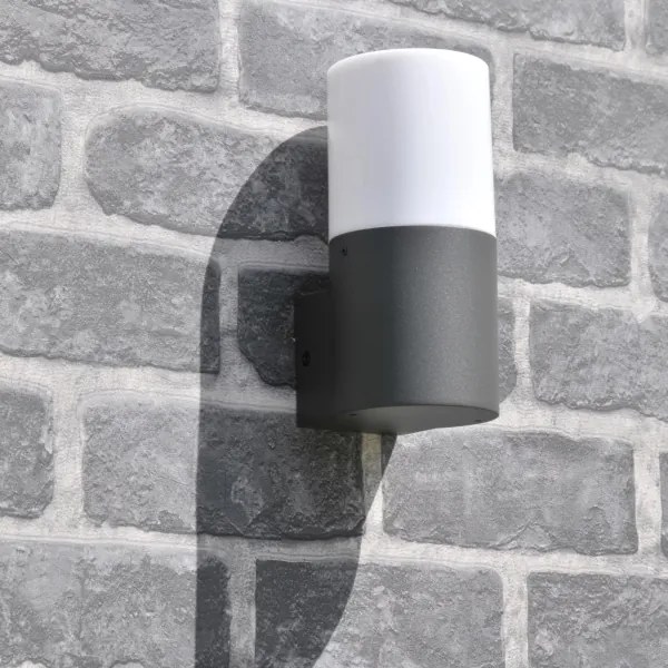 Kültéri fali lámpa DALLAS 1xE27/12W/230V IP44 antracit