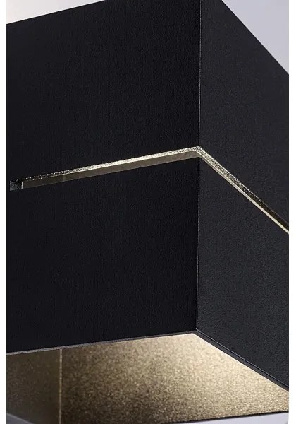 Rabalux 7017 - Fali lámpa KAUNAS 1xG9/10W/230V fekete