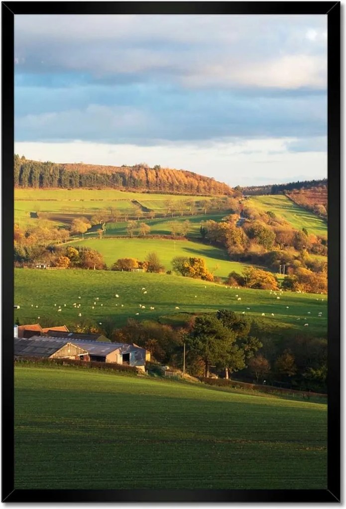 Poszterek keretben 40x60 Hegyi völgy