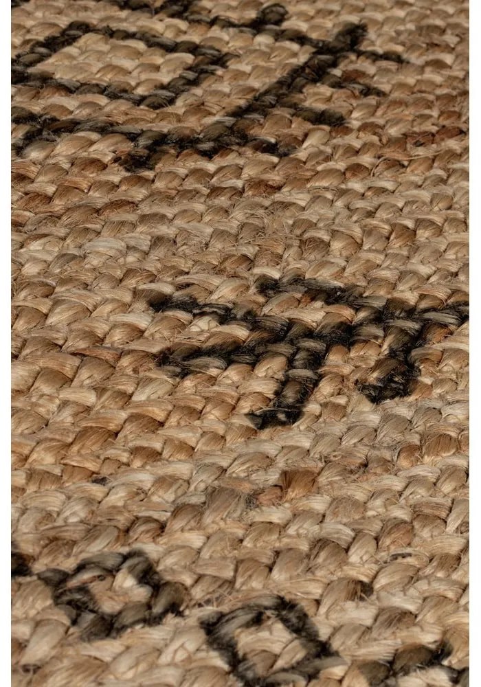 Natúr színű juta szőnyeg 120x170 cm Rowen – Flair Rugs
