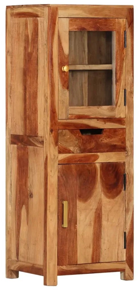 vidaXL tömör akácfa magasszekrény 40 x 34 x 110 cm