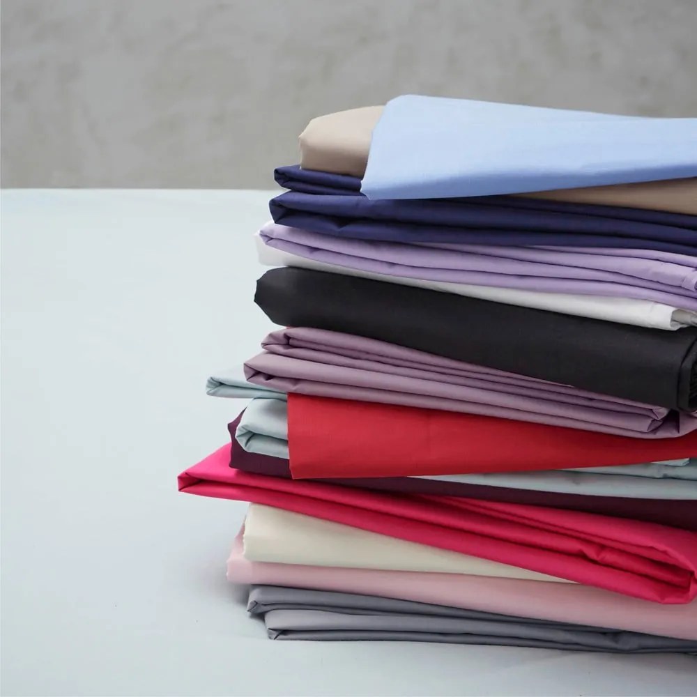 Világosbarna gumis perkál lepedő 150x200 cm Easy Iron Percale – Catherine Lansfield