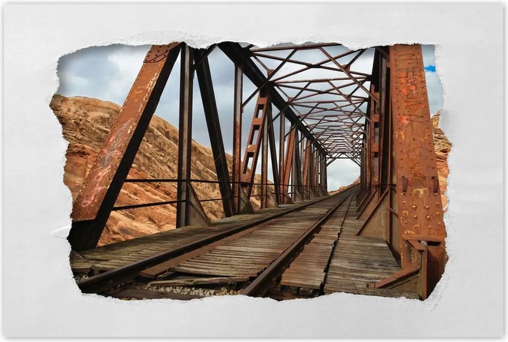 Poszterek 60x40 Vasúti híd Vasút