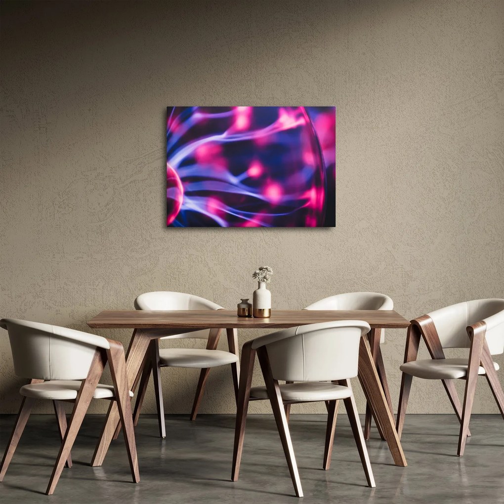 Absztrakt lila kép (70x50 cm)