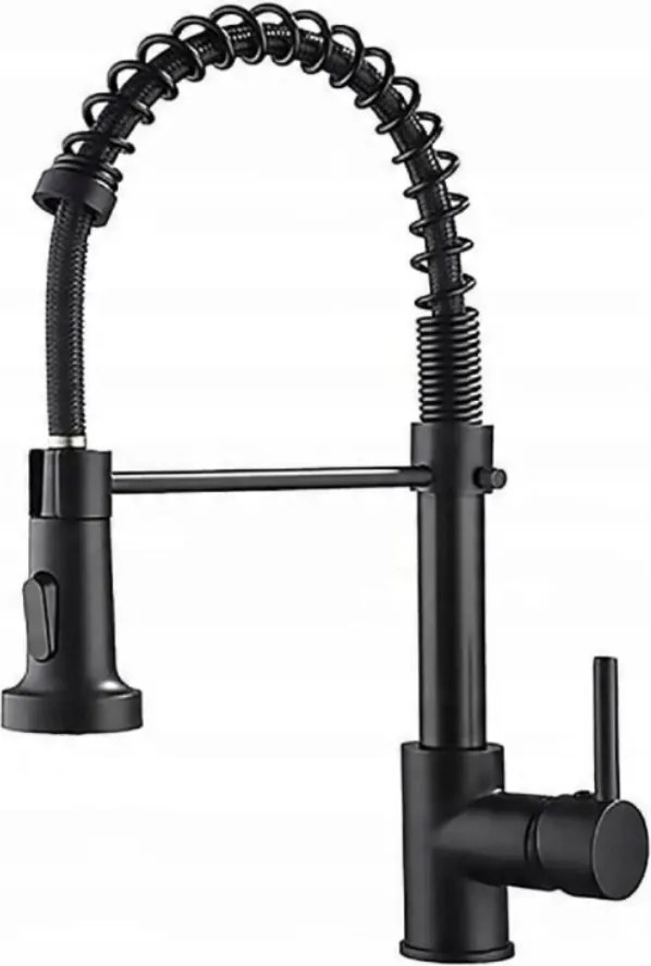 Konyhai Csaptelep Flexibilis Hajlékony Mosogató Kifolyócső Csaptelep Fekete