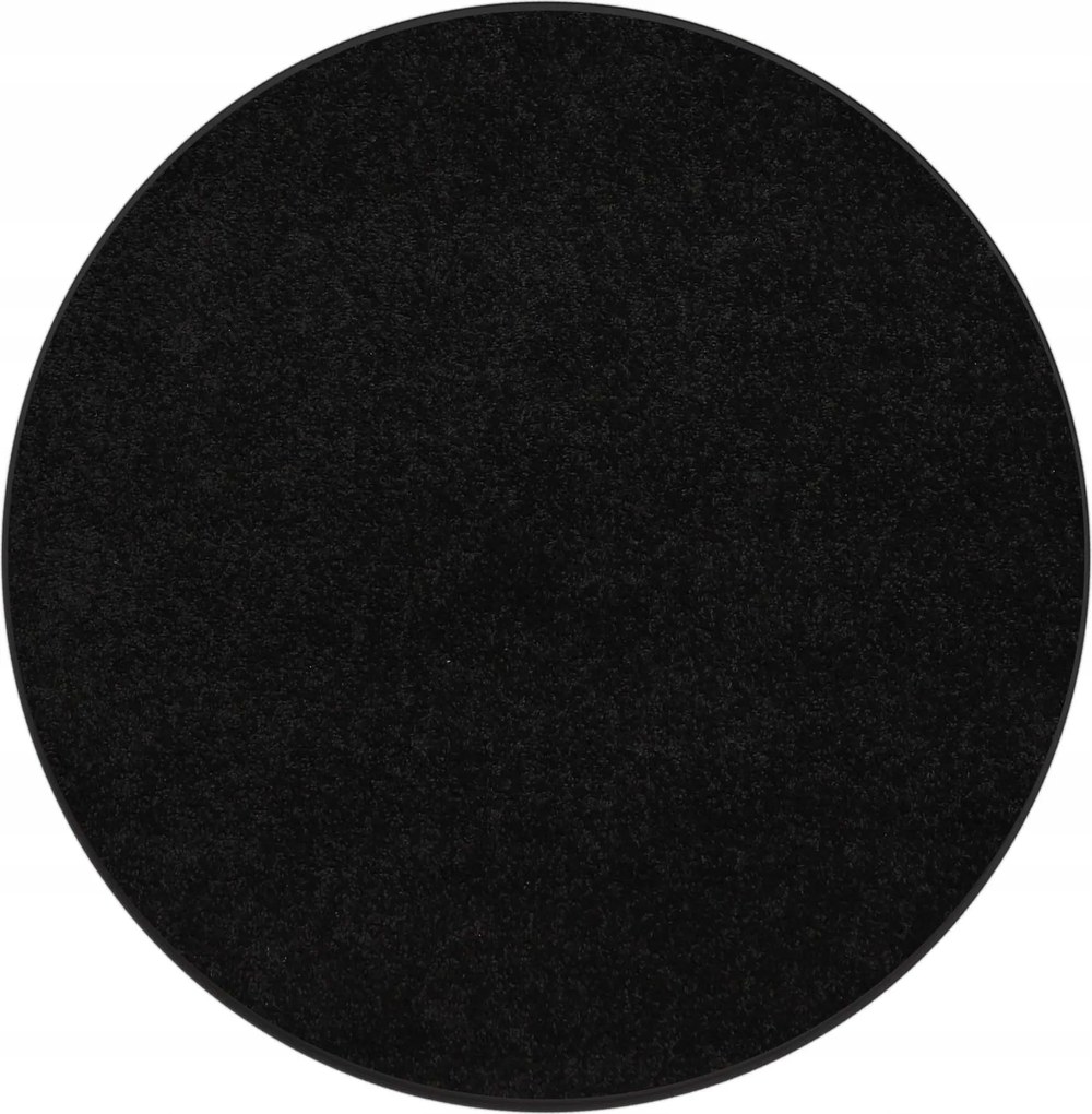 Kerek Szőnyeg Diamond Fekete Kör 200cm