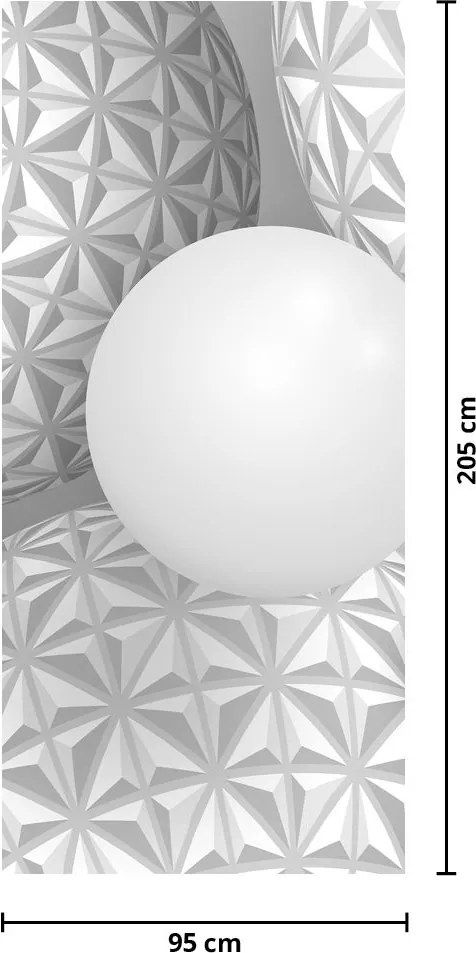 Fotótapéta ajtóra - 3D motívum (95x205cm)