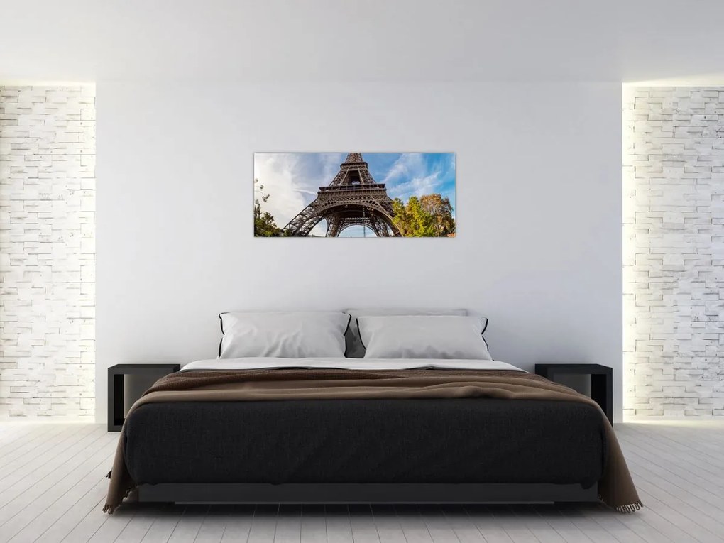 Kép - Eiffel-torony színes (120x50 cm)