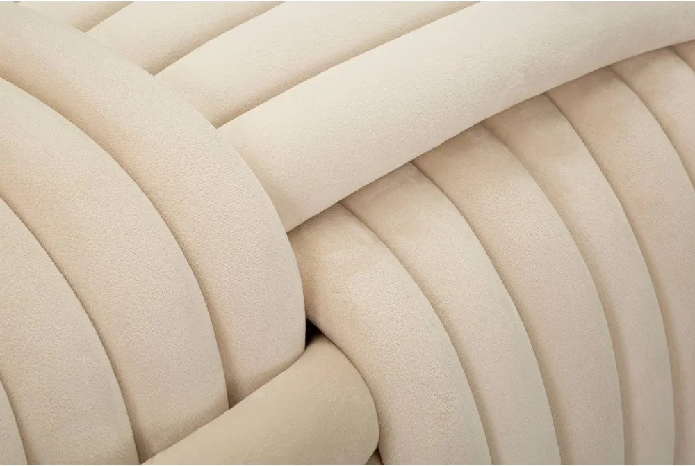 Krémszínű bársony pad Softy – Mauro Ferretti