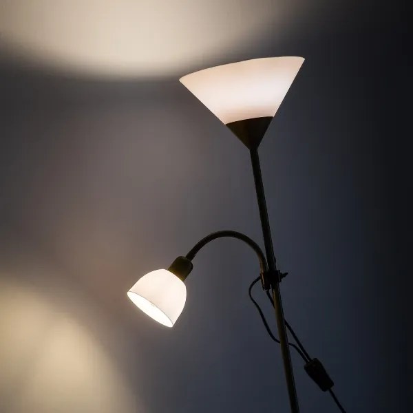 Brilagi - ARIANA állólámpa 1xE27/100W/230V + 1xE14/25W aranyszínű