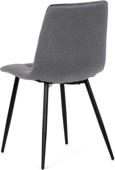 Étkezőszék, szürke, bársony szövet, DCL-X7015 GREY2