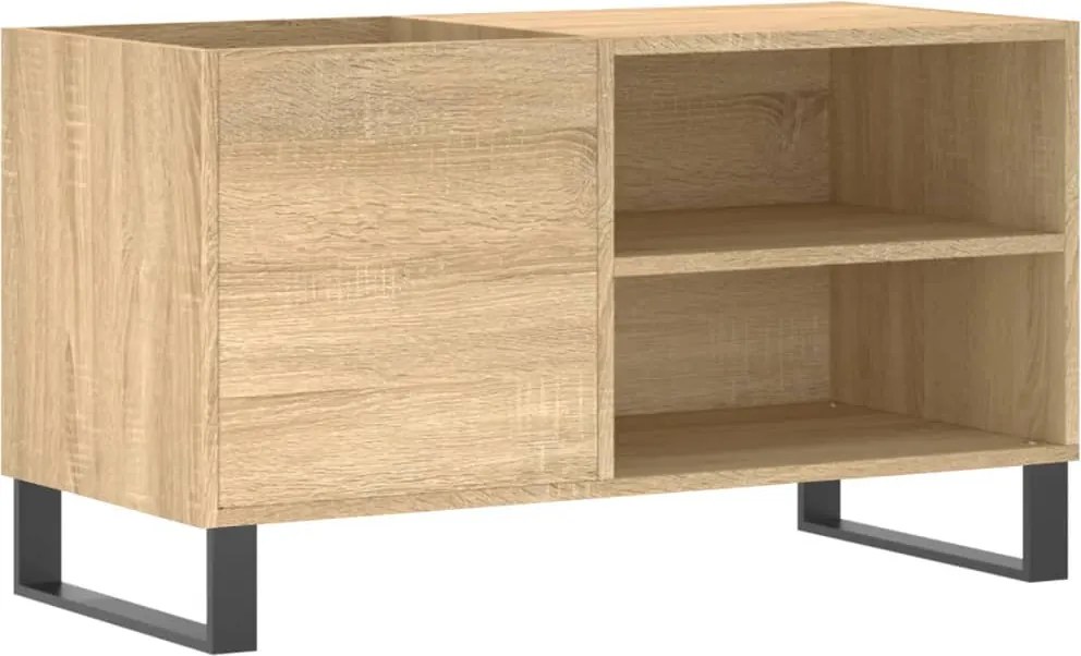 vidaXL sonoma tölgy színű szerelt fa hanglemezszekrény 85x38x48 cm