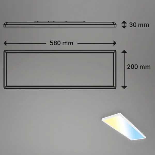 Briloner 7403-016 - SLIM LED 23W 230V 2700-6500K dimmelhető lámpa + DO