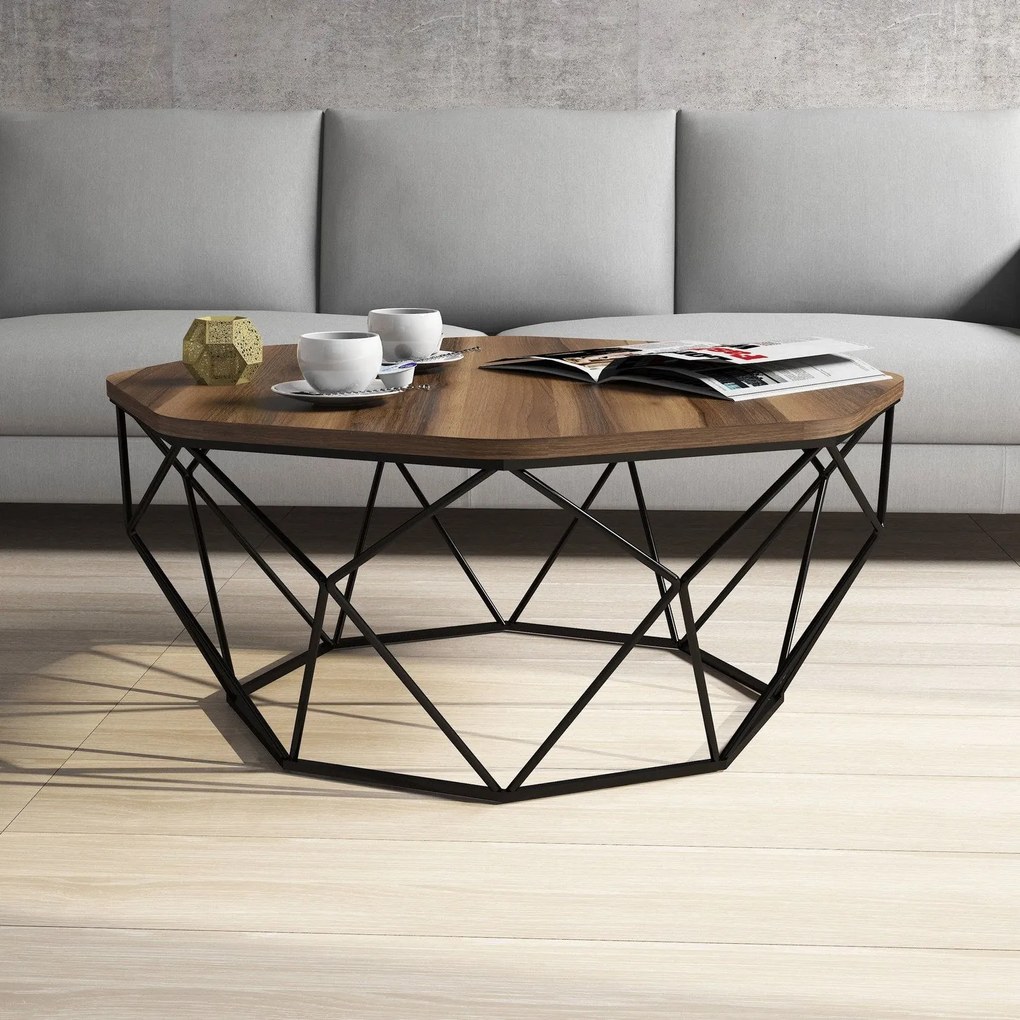 Dohányzóasztal Diamond - Walnut