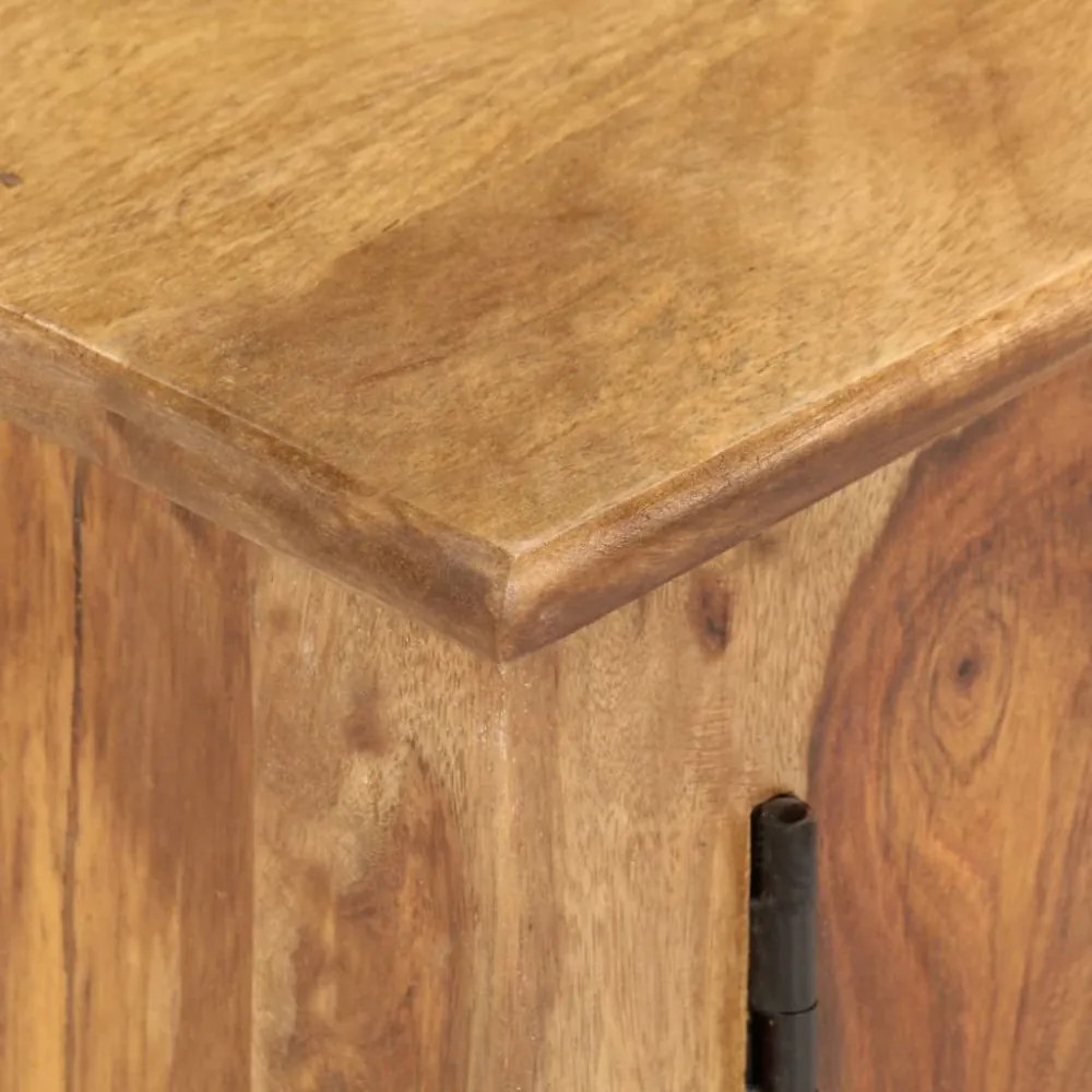 tömör fa TV-szekrény 115 x 30 x 42 cm