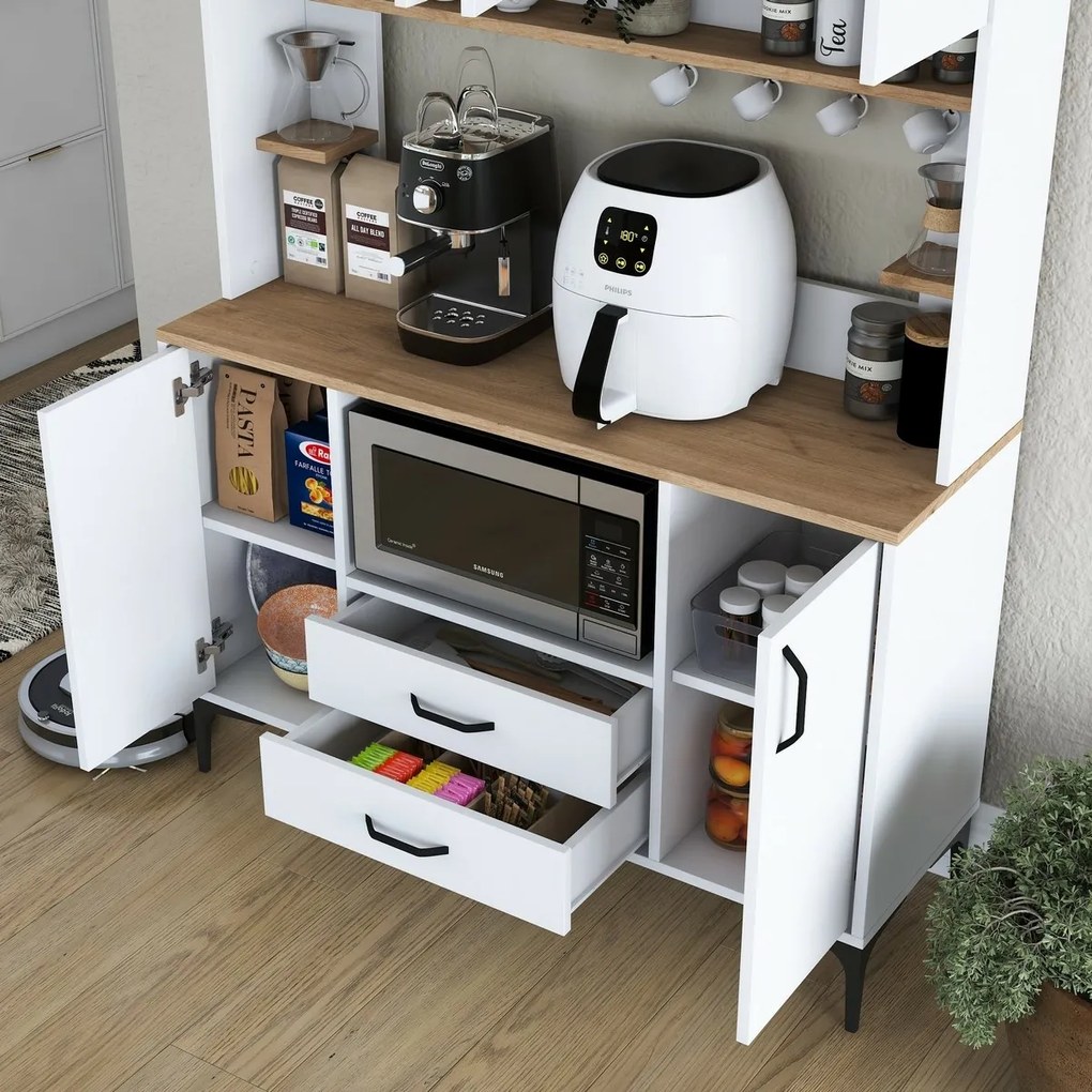 Jedy Walnut and White szekrény