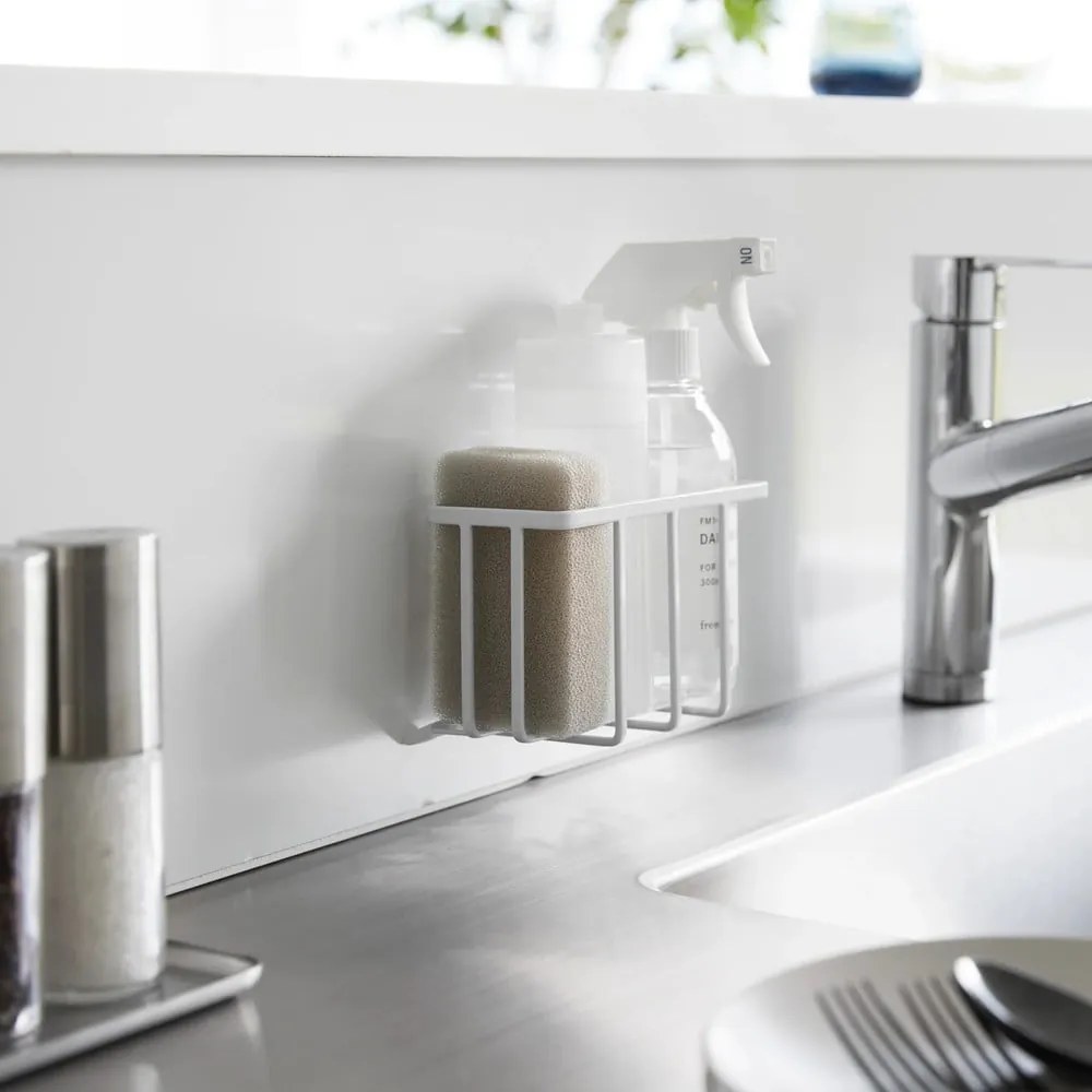 Fehér öntapadós fém mosogatóeszköz tartó Film Hook – YAMAZAKI