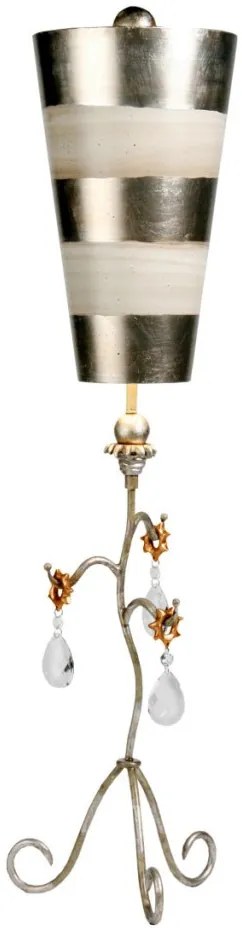 Flambeau TIVOLI SILVER FB-TIVOLI-TL-SV Asztali lámpa 1x60W/E27