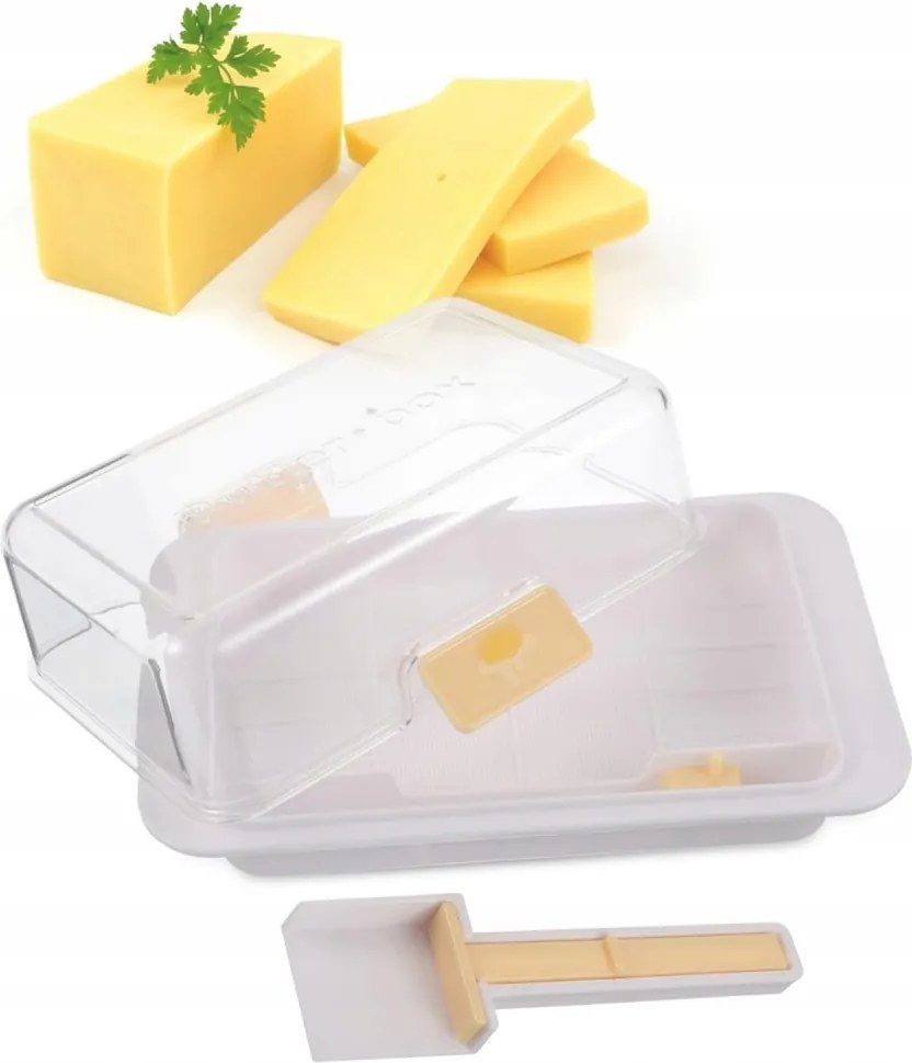 Vajtartó szett fedéllel,vajtartó a hűtőszekrényhez és a tároláshoz