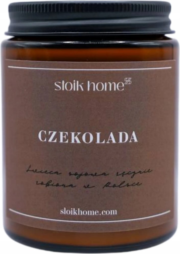 Szójagyertya Csokoládé illatgyertya édes 150ml Słoik Home