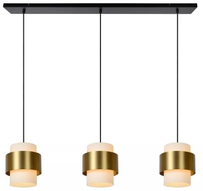 Lucide 45497/03/02 - Csillár zsinóron FIRMIN 3xE27/40W/230V arany