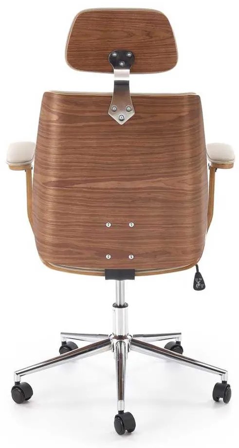 Gettysburg irodai szék, bézs / dió