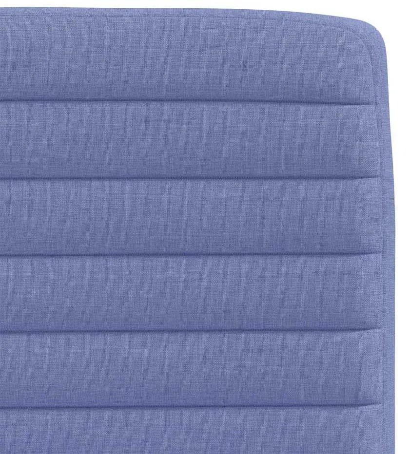 vidaXL étkezőszékek 4 db Jeans kék szövet