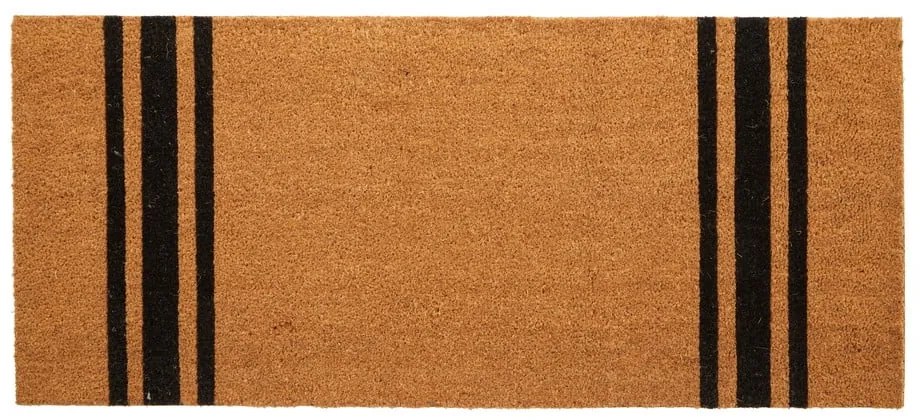 Kókuszrost lábtörlő 55x125 cm Black Stripe – Premier Housewares