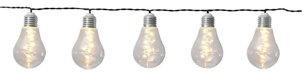 Glow fehér kültéri napelemes LED fényfüzér, hosszúság 1,9 m - Star Trading