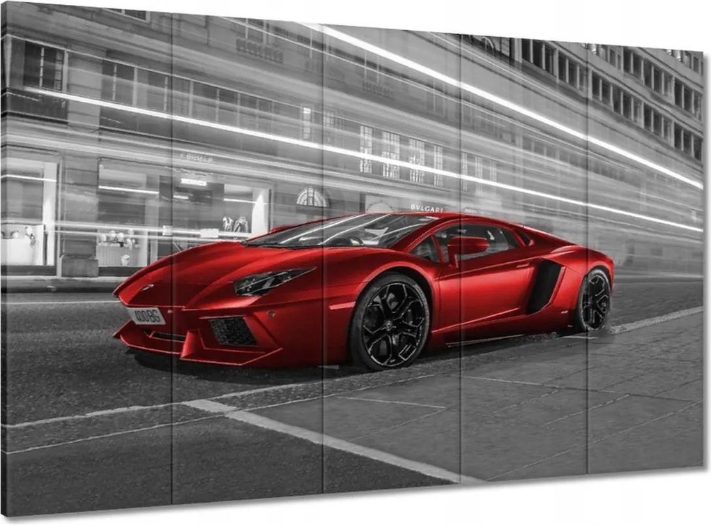 Vászonkép 100x70 Piros autó