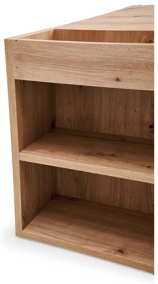 Ingenio dohányzóasztal, artisan tölgy